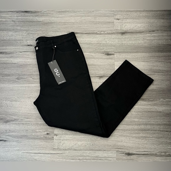 Good Counsel Men's Plus Size 46x30 Malone Stretch Jean Straight Leg Black NWT - Picture 1 of 10